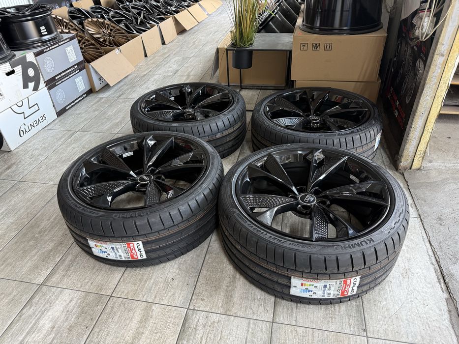 Jante noi AUDI A8 - 5x112 R21 cu anvelope noi 275/35 R21 KUMHO ECSTA