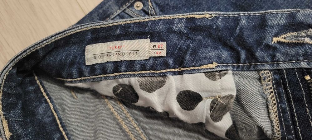 Lee Cooper East LondonTerry BoyFriends Fit Blugi Dama W27 L32