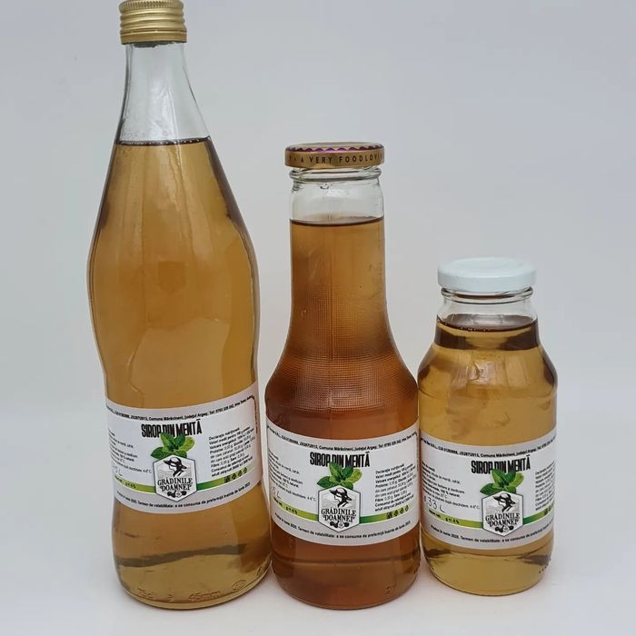 Sirop de mentă, 100%natural