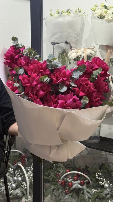 Букет, цветы, букет из французских роз