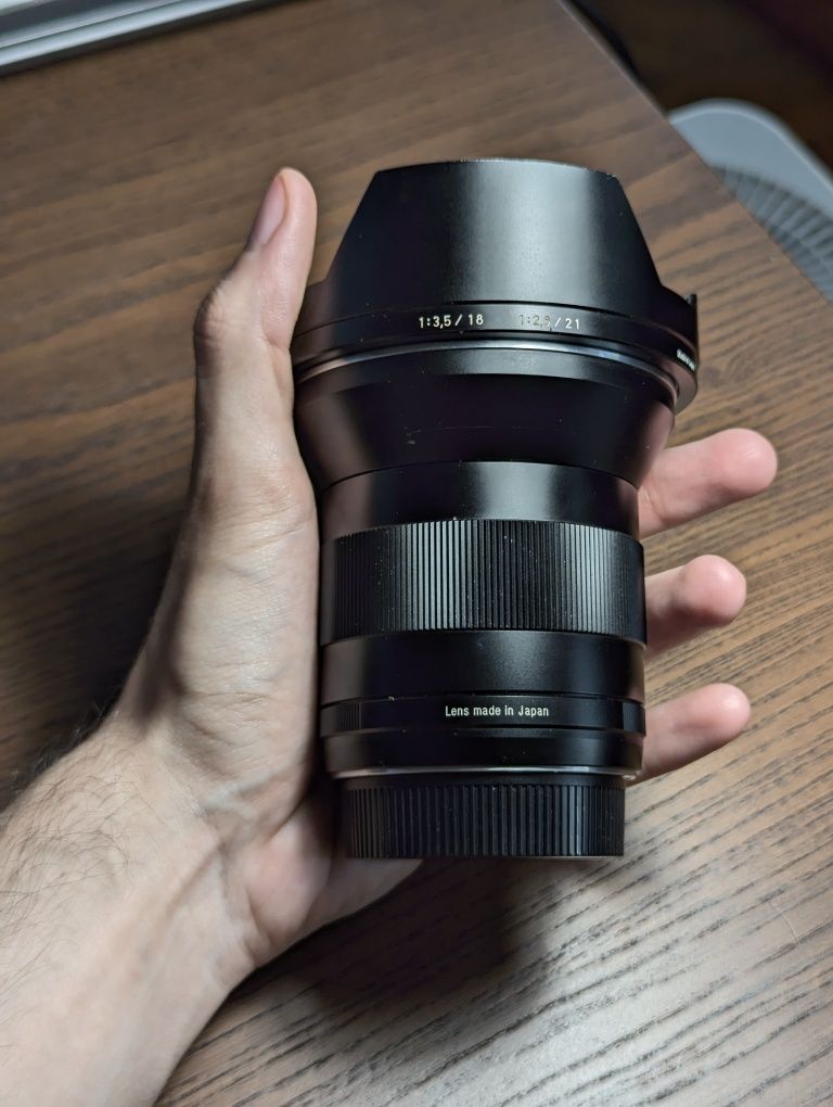 Carl Zeiss Distagon 2.8/21 ZE - EF mount Canon