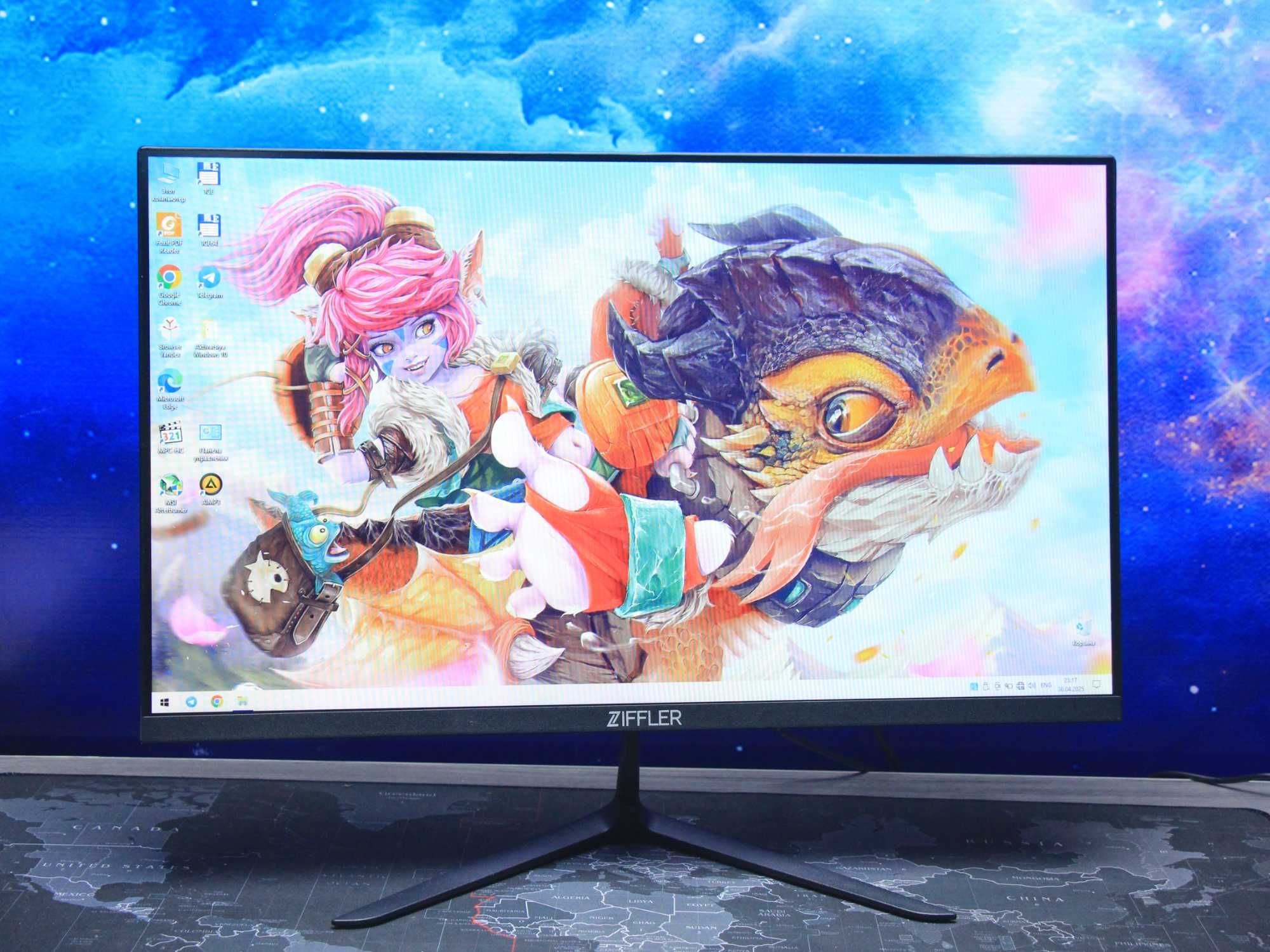 Ziffler 24" 165Hz monitor arzon narxda