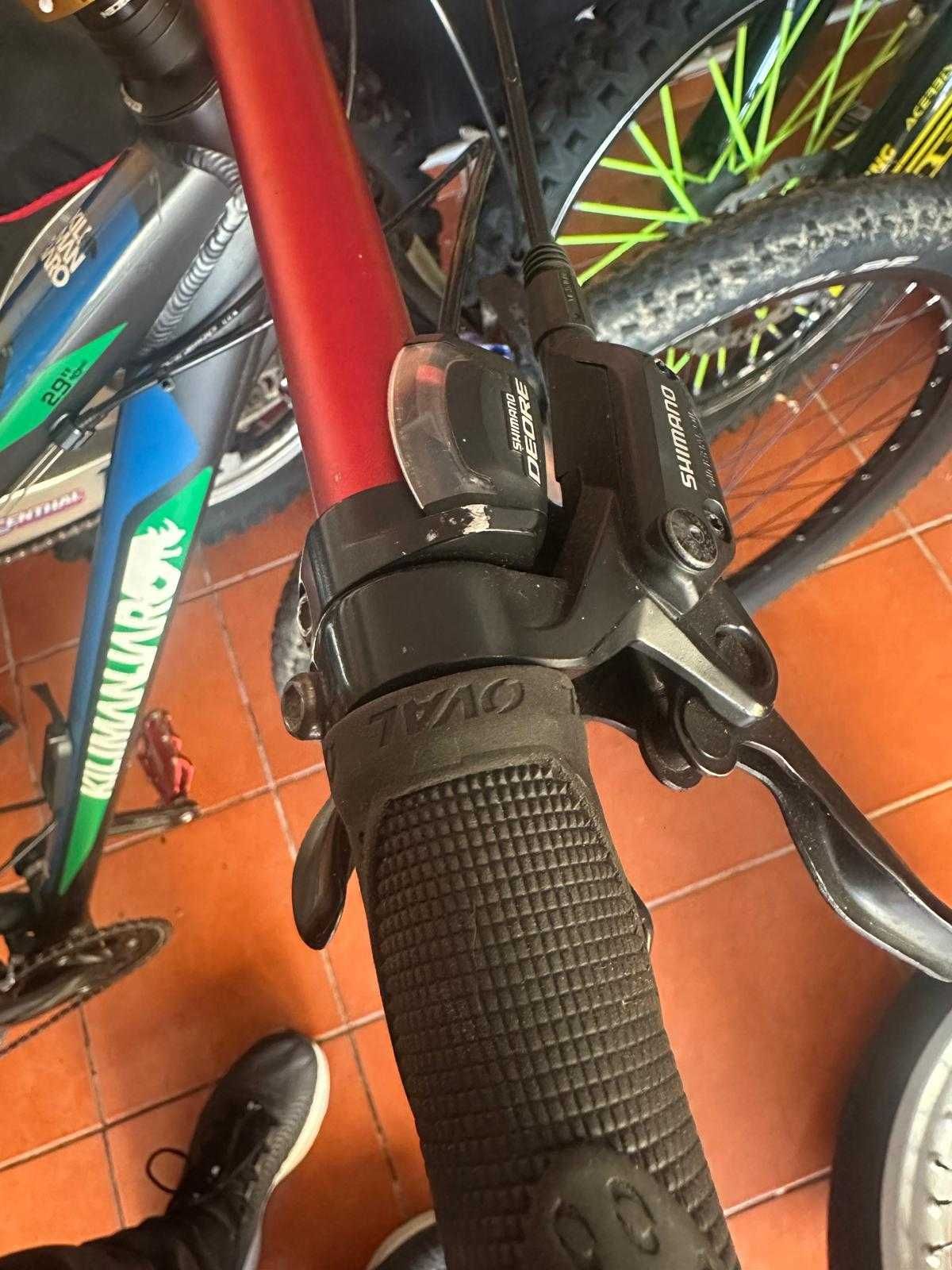 Vand bicicleta Kilimanjaro, MTB hardtail 29 +pereche de manusi MTB FOX