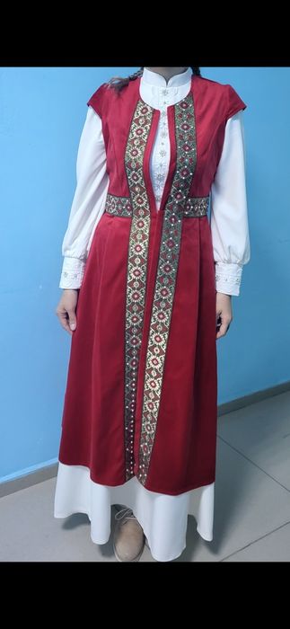 Қазақша жилетка ұзын