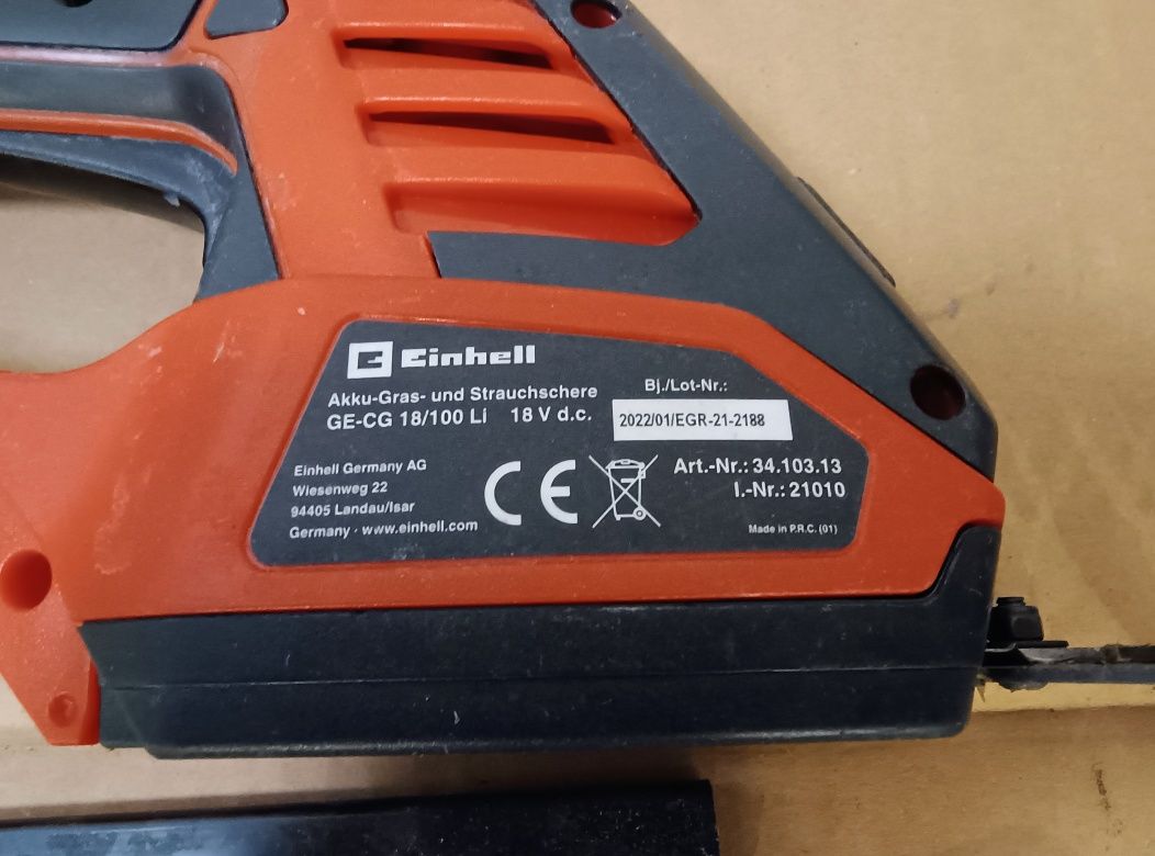 ножица за трева и храсти Einhell GE-CG 18/100 Li