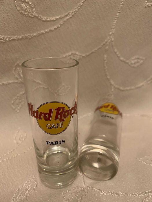 Чашки за шот Hard Rock Café Paris  2 бр Pair of Shot Glasses HRC Paris