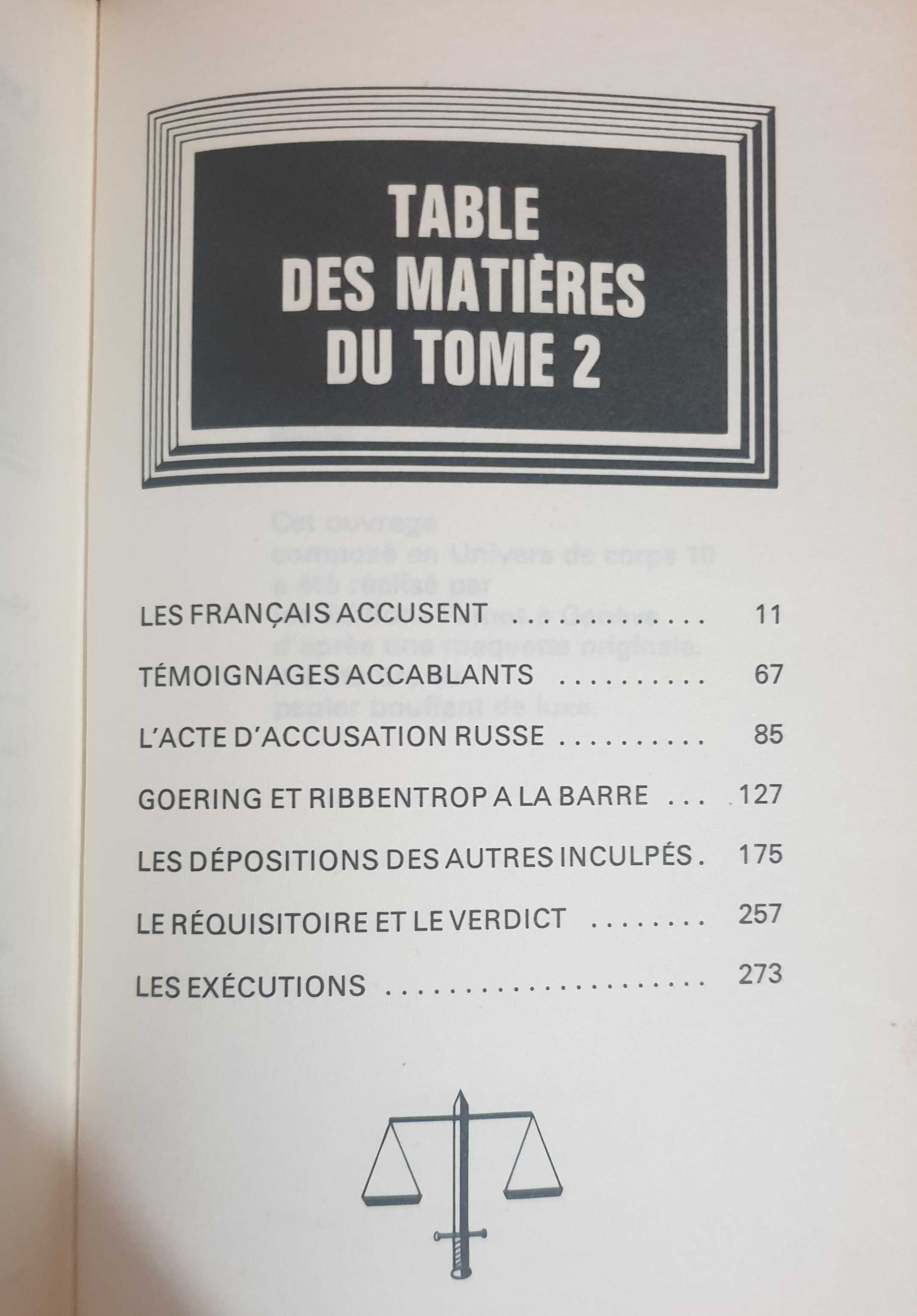 Нюрнбергският процес - том 1 и 2 / Le Proces De Nuremberg