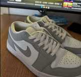 Jordan 1 low White Wolf Gray