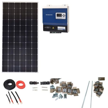 Kit Complet Curent Electric cu panouri solare 300W OFER MONTAJ