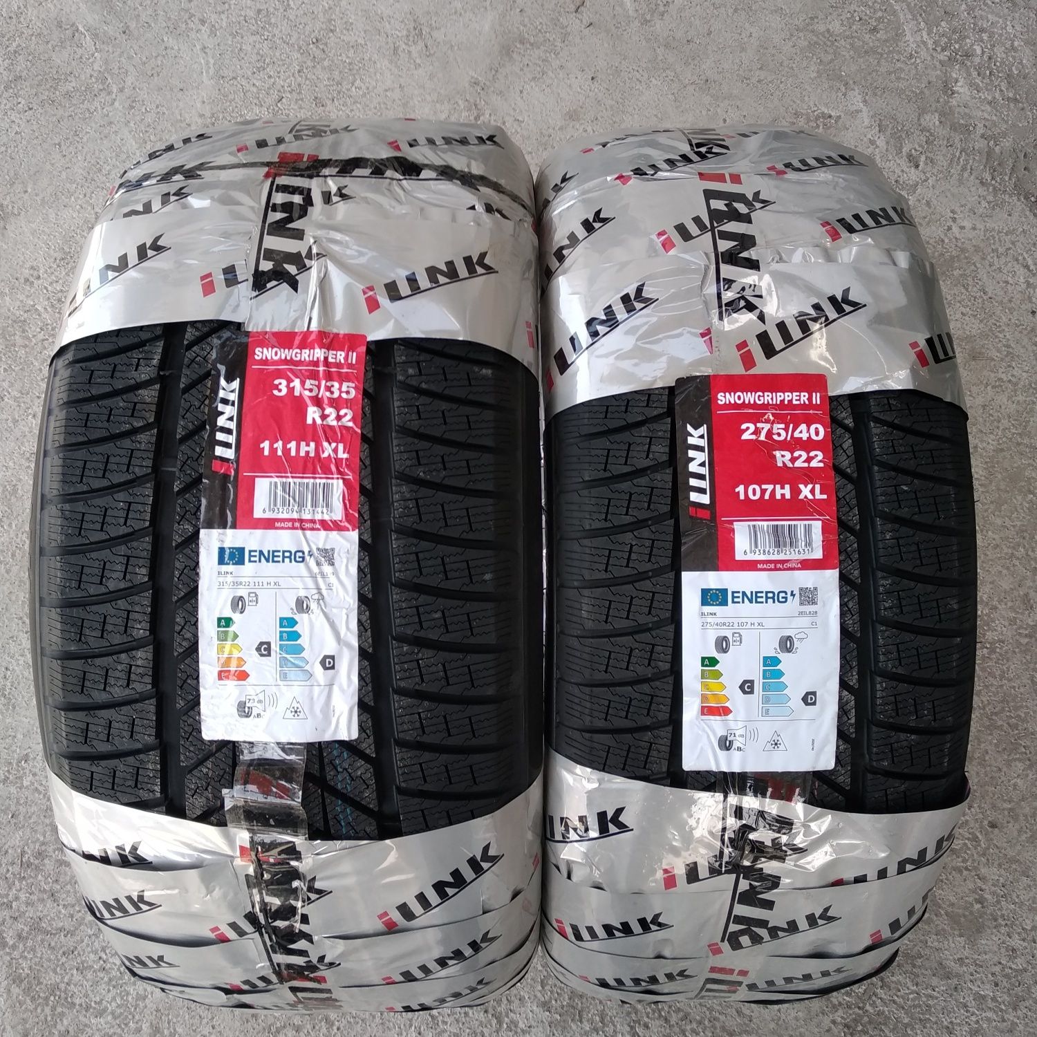 Разноширокий зимние автошины 275/40R22 - 315/35R22
