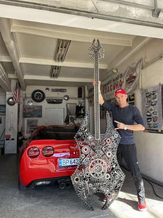 Декоративни китари от метал