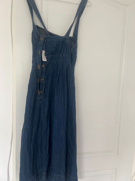 Sarafan denim subtire