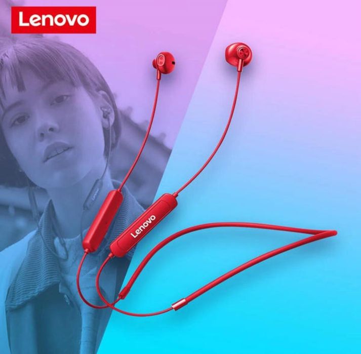 Casti neckband wireless bluetooth originale Lenovo