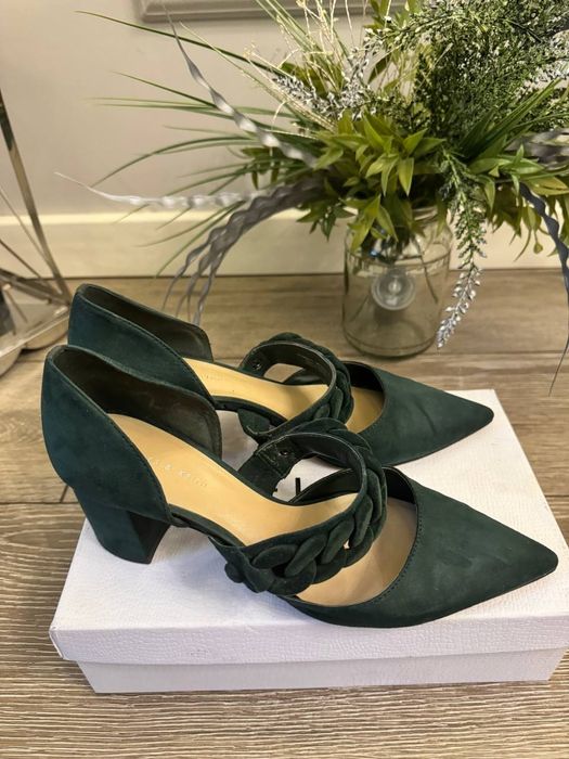 Туфли женские замшевые