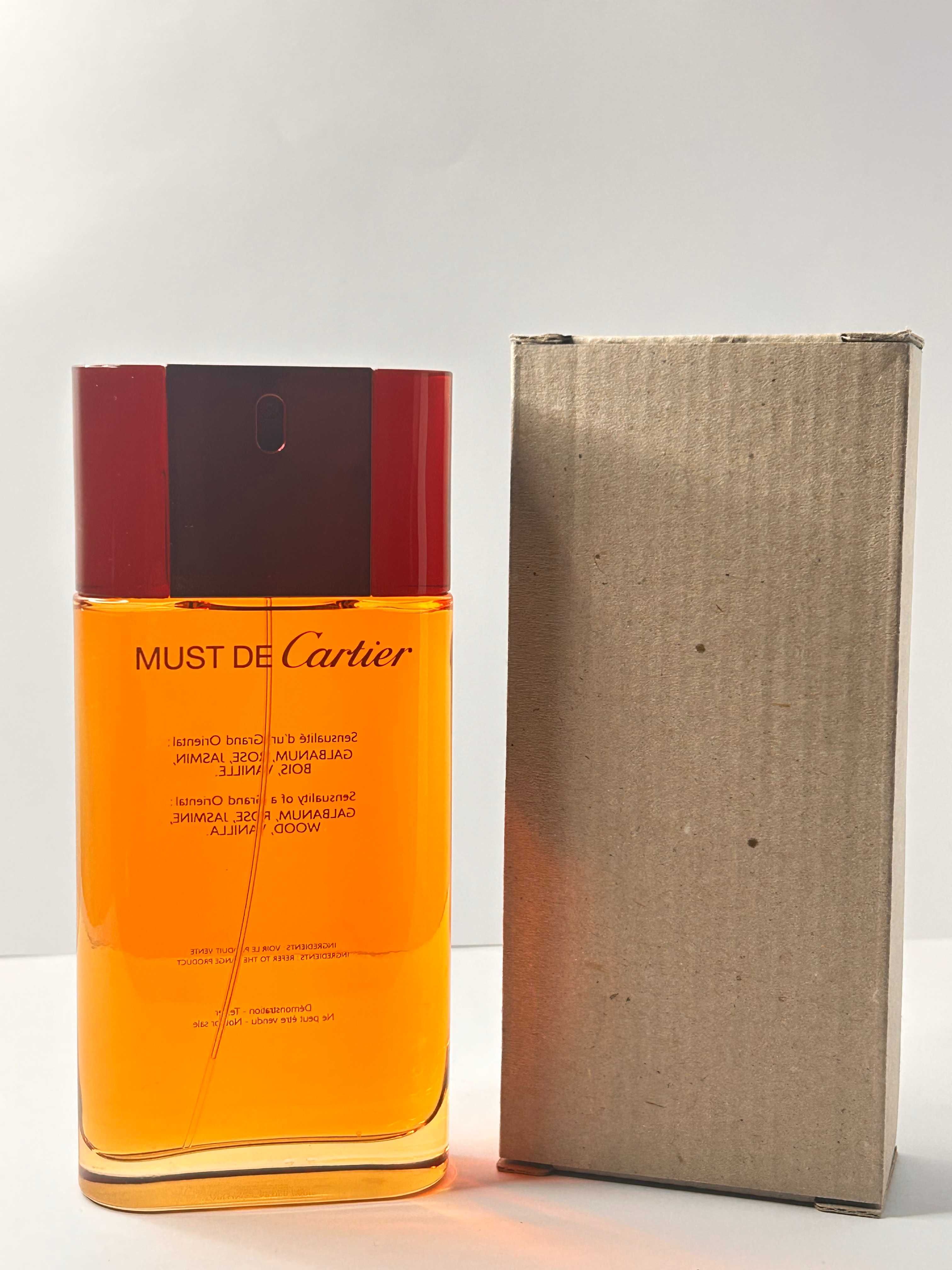 Cartier Must  'Eau De Toilette' Vintage 100ml