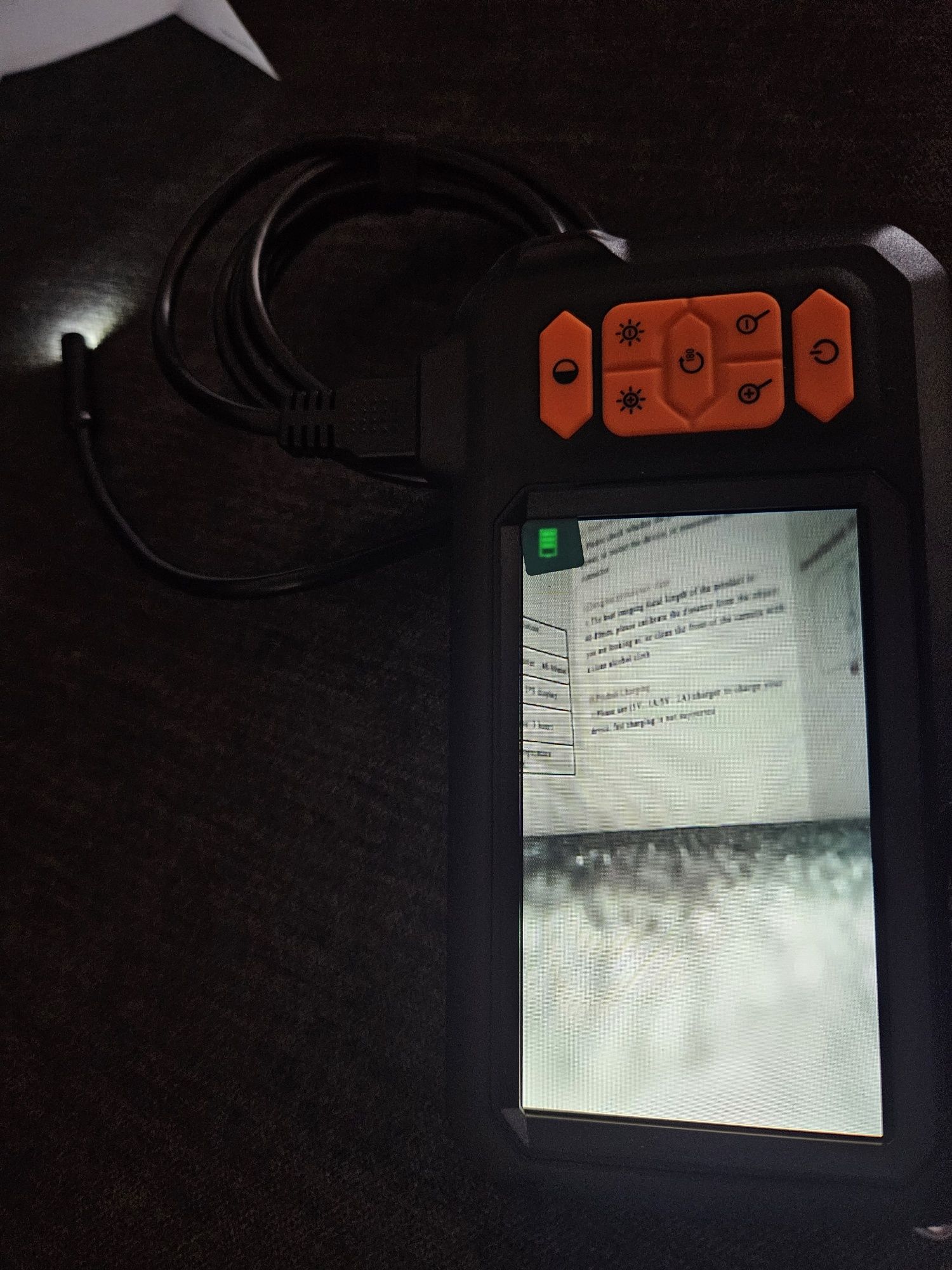 Vând camera endoscop (fir camera+ecran) full HD, WaterProof. 110lei.
