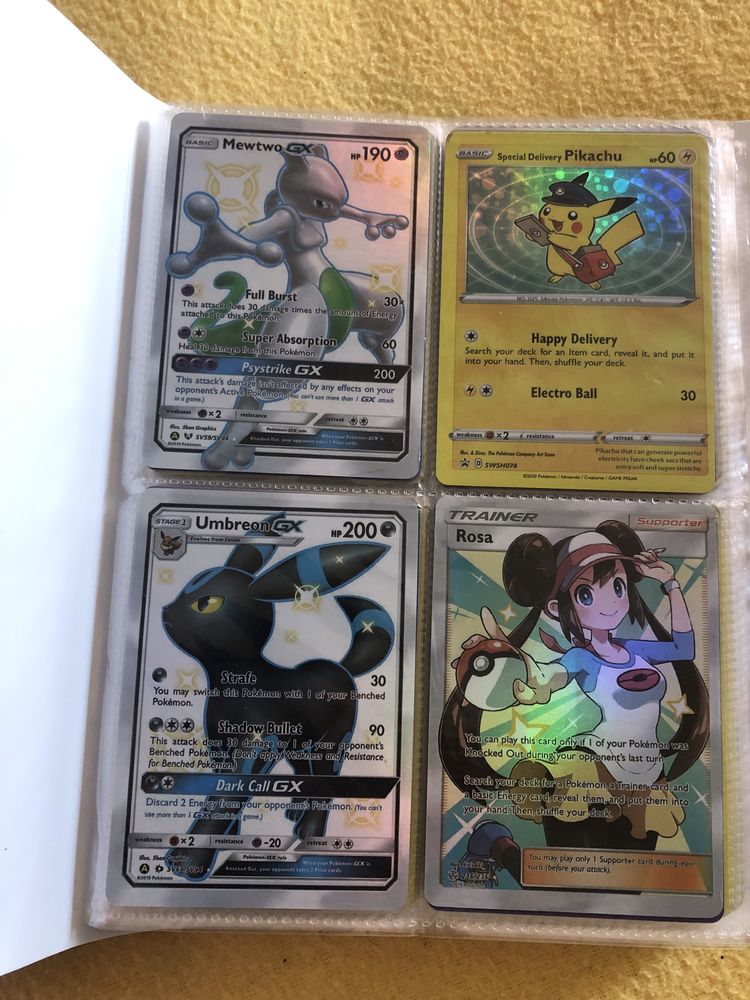 Set cărți Pokemon/primele ediții la 10 lei bucata sau 320 setul