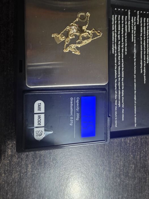 Colier aur 14k finut