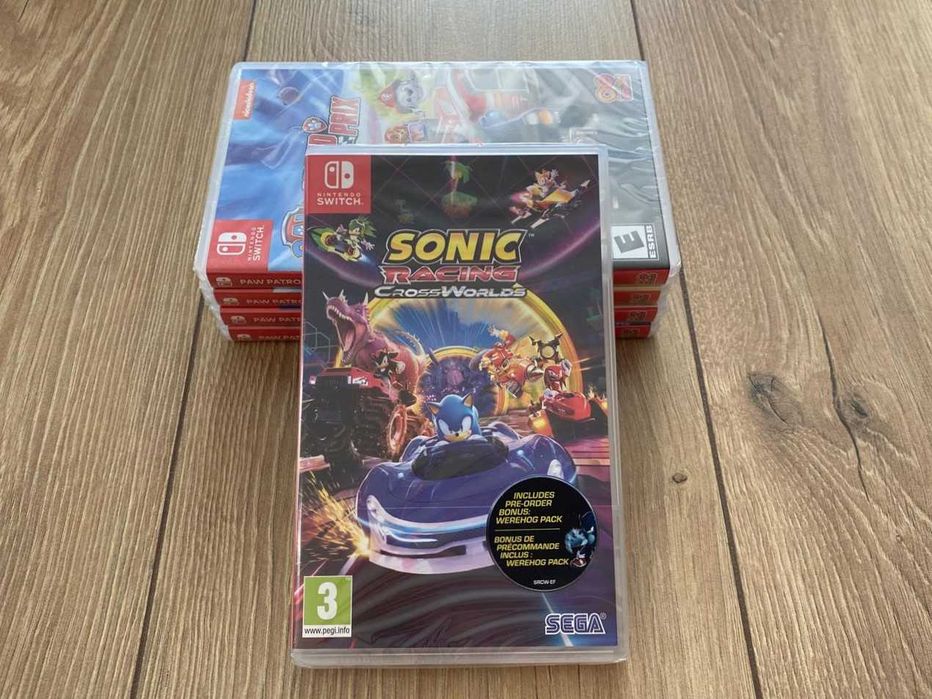 Новый Sonic Racing CrossWorlds Nintendo Switch/ Соник Нинтендо Свитч