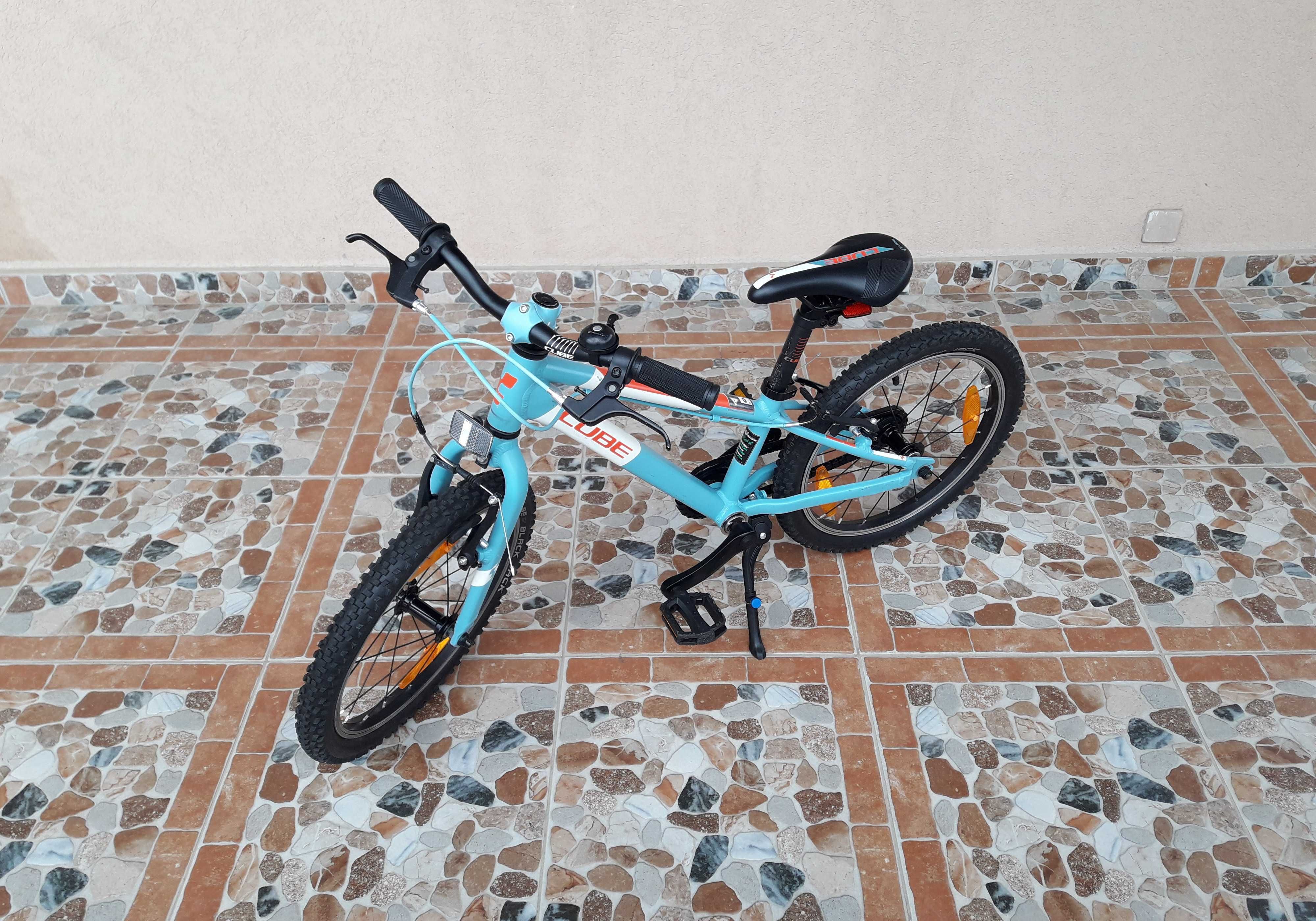 Bicicletă pentru copii 18’ Cube Cubie 180 SL MTB, ALUMINIU – albastru