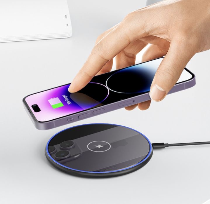 Безжично Зарядно за телефон 15W