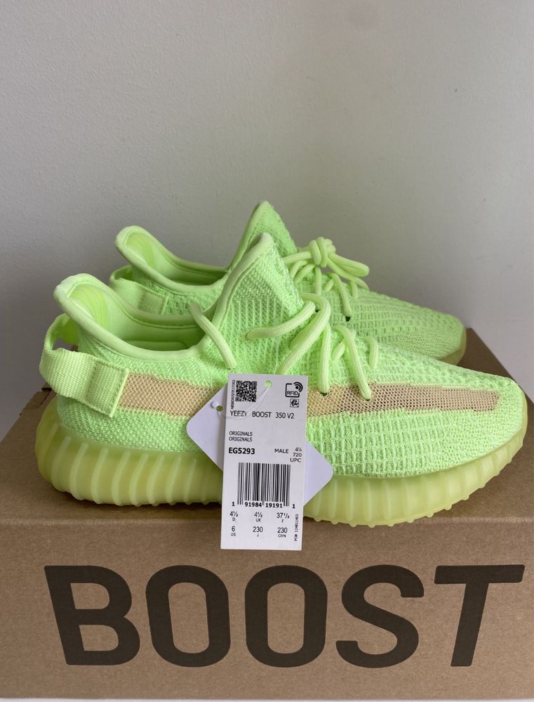 Adidas  Y-ezzy Boost 350 V2 Glow / Neon Poze Reale! 35-47