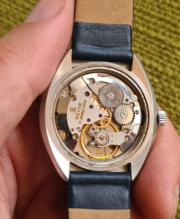 Ceas Revue Mecanic Elvetian Swiss Made Cadou Barbati