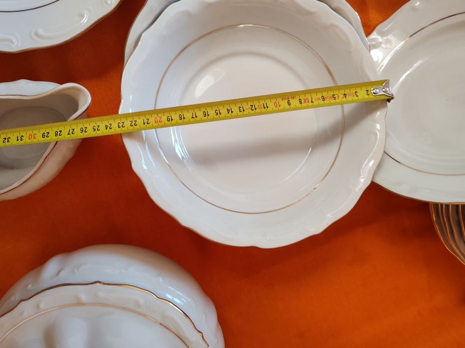 Голям винтидж порцеланов сервиз за хранене 72 части
