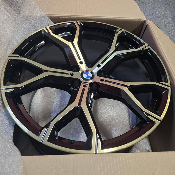 Оригинални НОВИ джанти за БМВ 21 цола Х5 Х6 Х7 сп.пакет Night Gold