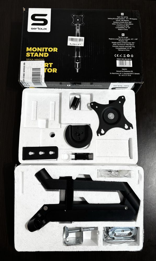 Suport monitor cu brat telescopic