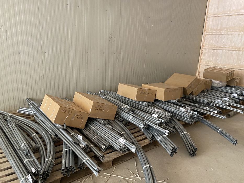 Solar/Sera gradina din teava galvanizata si folie perita E8