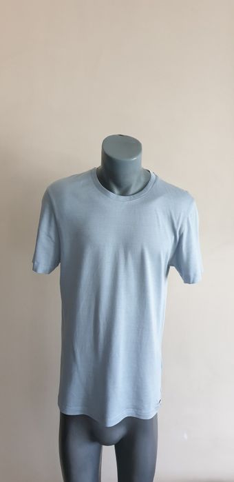 Hugo Boss Silk/Cotton  Slim Fit Mens Size M ОРИГИНАЛ! Мъжка Тениска!