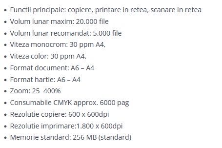 Imprimanta konica minolta bizhub c35p