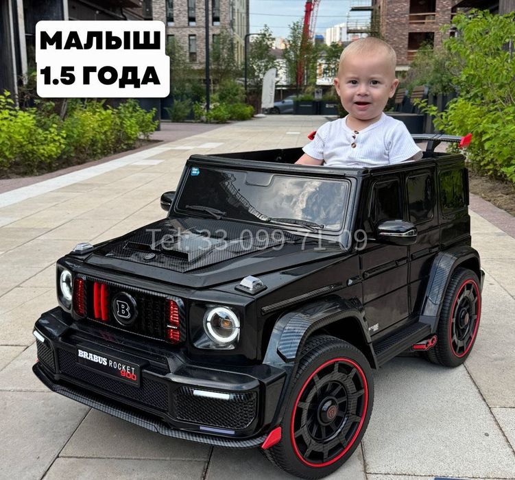 Детский электромобиль Brabus Rocket 900 | 4x4 EVA колёса, от 1-6 лет