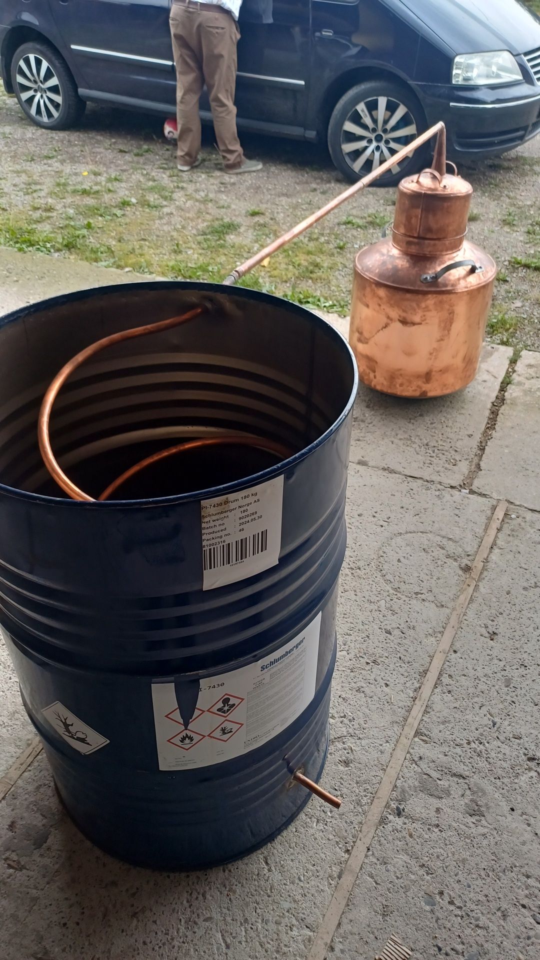 Cazan pentru țuică din cupru sau inox avem in stoc