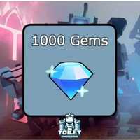 Гемы Toilet Tower Defence 1000 gems pack