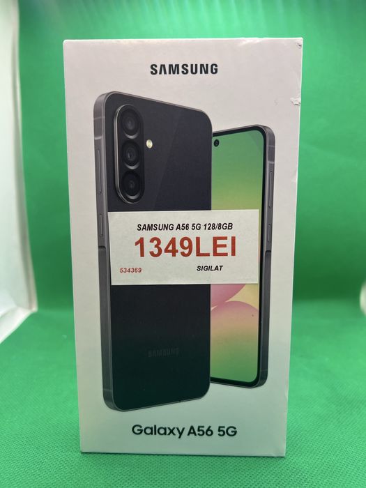 Samsung A56 5G 128/8GB SIGILAT•Amanet Lazar Crangasi•53436