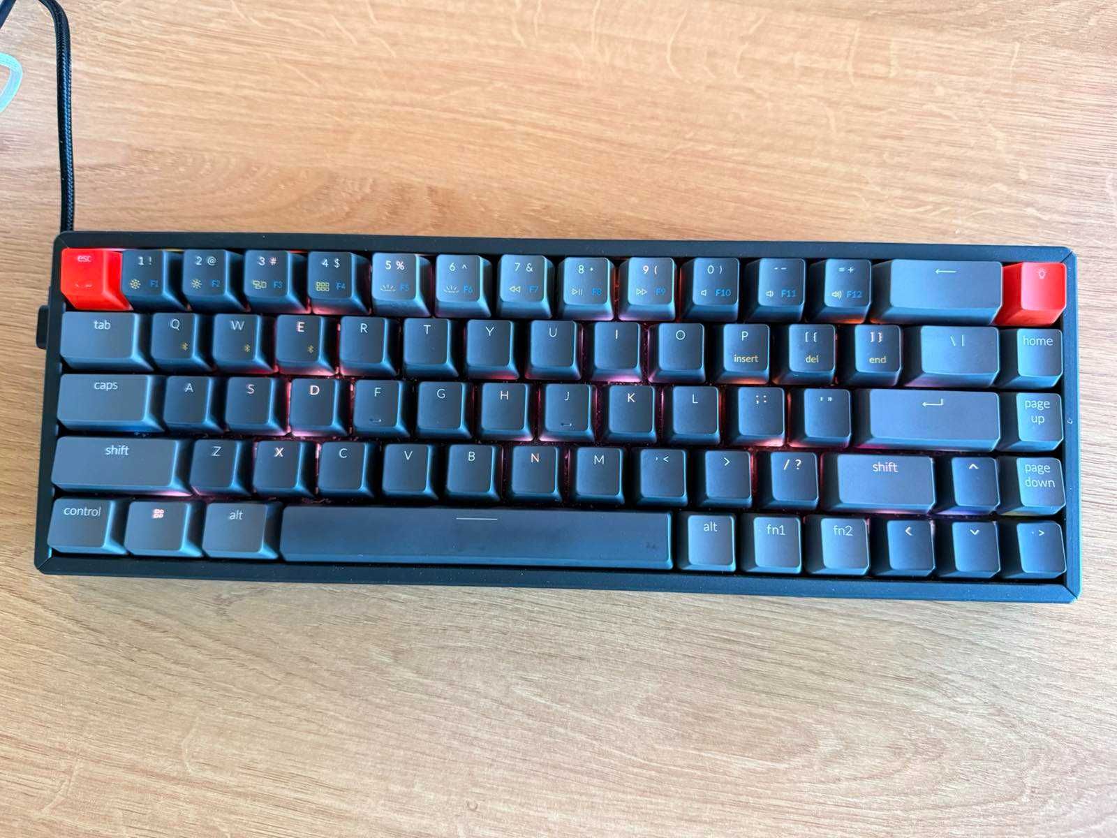 Геймърска механична клавиатура Keychron K6 - Red Switches Hot Swapable