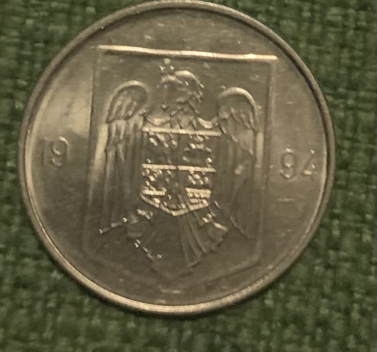 Moneda 5 lei 1994 citiți descriere