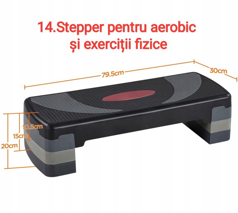 Stepper drept pentru aerobic și exerciții