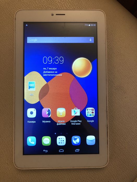 Alcatel one pixi 3 + SIM + IGO цяла Европа,България и Турция