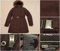 Geaca THE NORTH FACE XS/S dama  parka puf pene impermeabil iarna