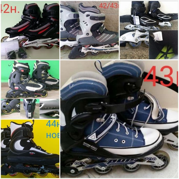 Ролери Rollerblade;Roces;K2;Fila;X-pulsе;HySkate;..от 34н.до 47н.