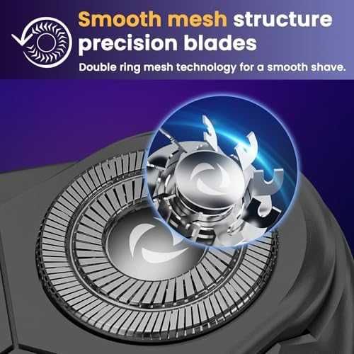 Нова Електрическа самобръсначка за мъже IPX7 360° плаваща глава тример