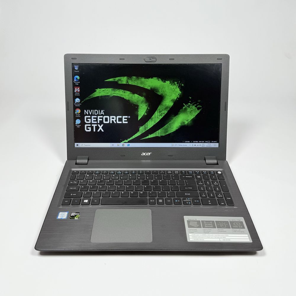 Acer V15/i7-6700HQ/NVIDIA GTX 950/12GB RAM/256GB NVMe+1TB/Подсветка