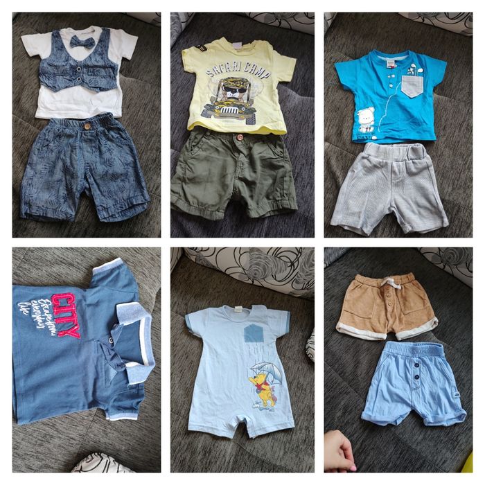 Летни дрехи за бебе 6-9 месеца,68-74см