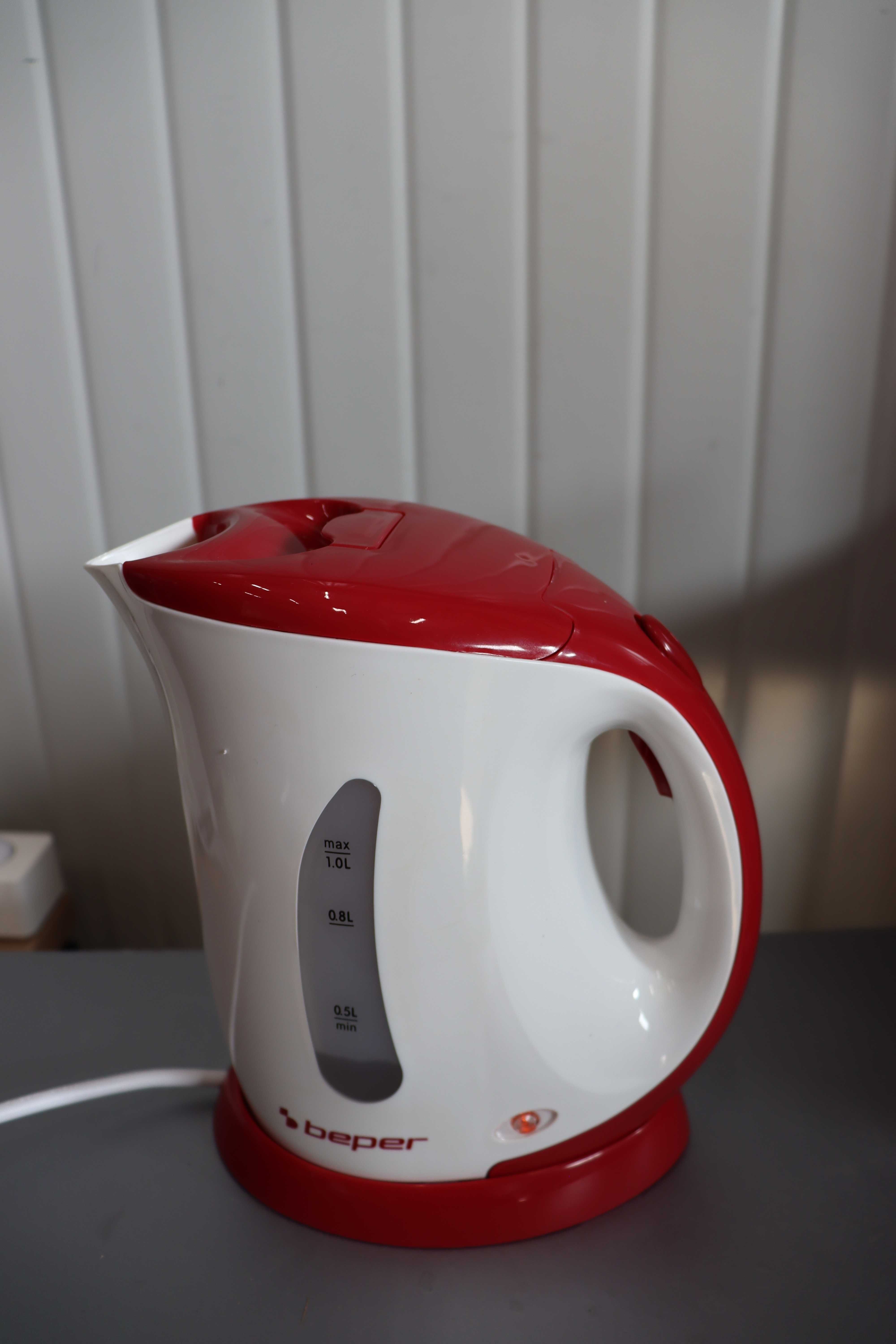 BEPER Електрическа кана 1 литър, Автоматична кана за вода, 950W