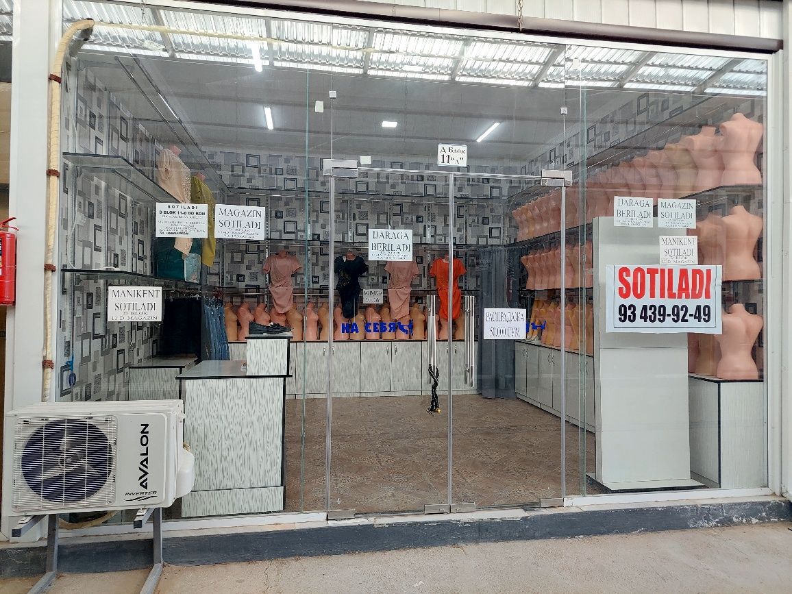 Magazin sotiladi. Zarafshon katta bozor biznesga tayyor