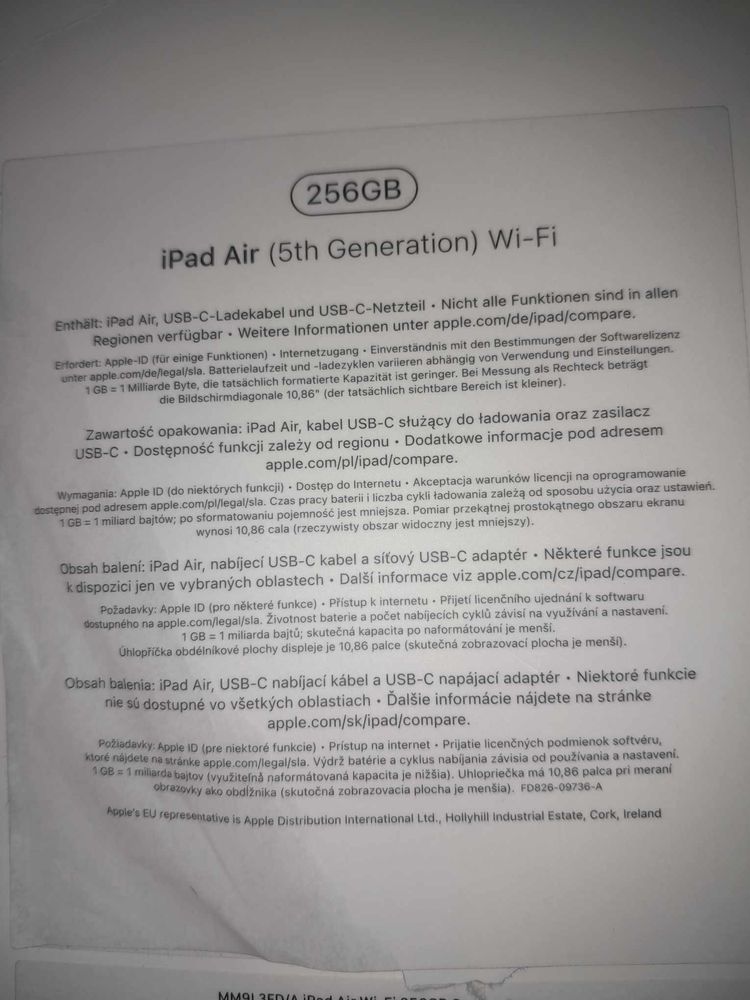 Ipad air 5 generation