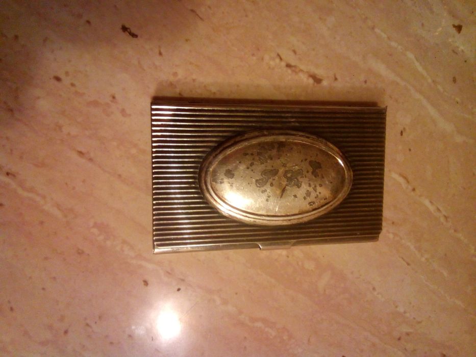 Portcard argintat vintage colectie